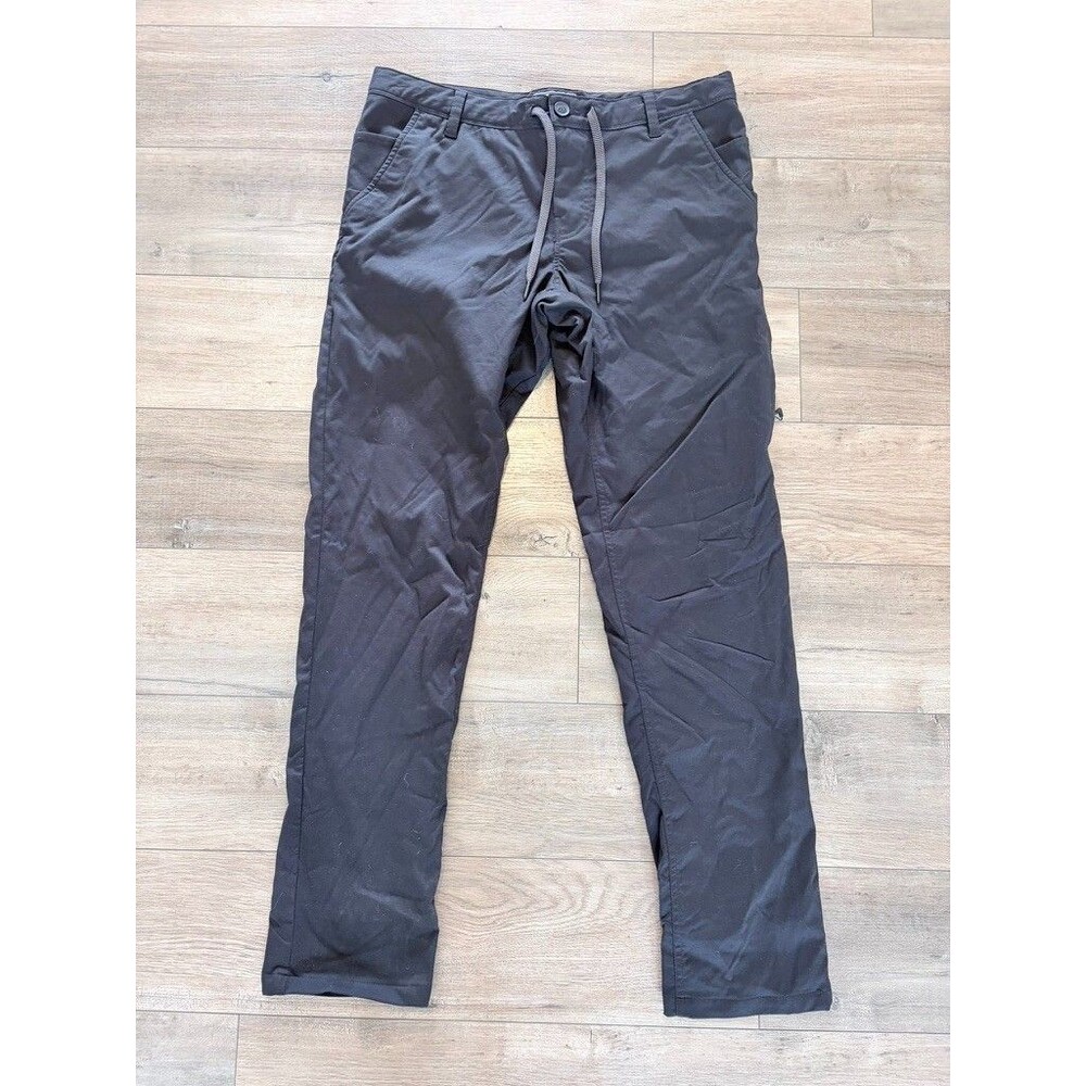 686 Everywhere Pants 32x32 Merino Wool Lined Dark Gray Slim Fit Technical Cargo